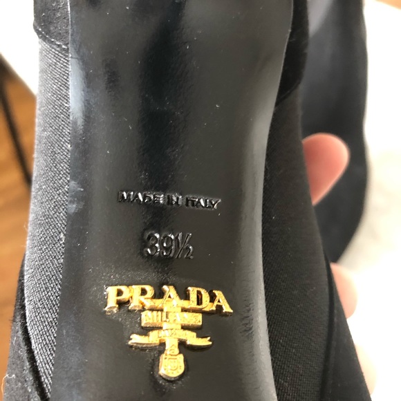 Prada Platform Ankle Boots - Picture 2 of 7
